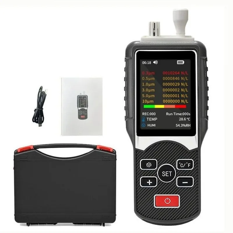 3003 Pump-suction dust particle counter detector Six-channel million-level clean room inspection