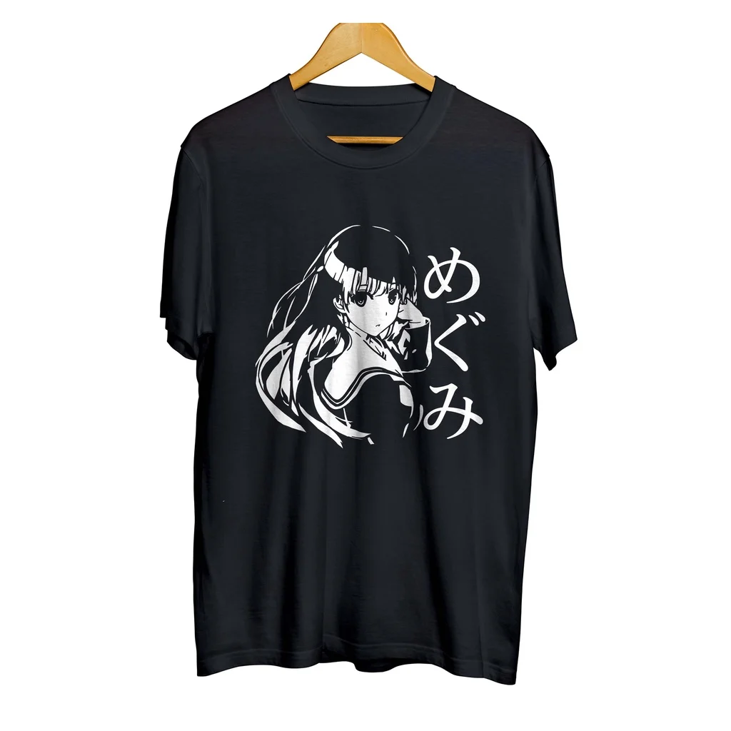 T-Shirts distro anime KATO MEGUMI LONG HAIR - SAENAI HEROINE NO SODATEKATA 100% cotton combed 30s