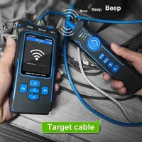 NOYAFA NF-8508 Network Cable Tester PoE Checker belt Optical Power Meter LCD Display Measure Length Wiremap Cable Tracker