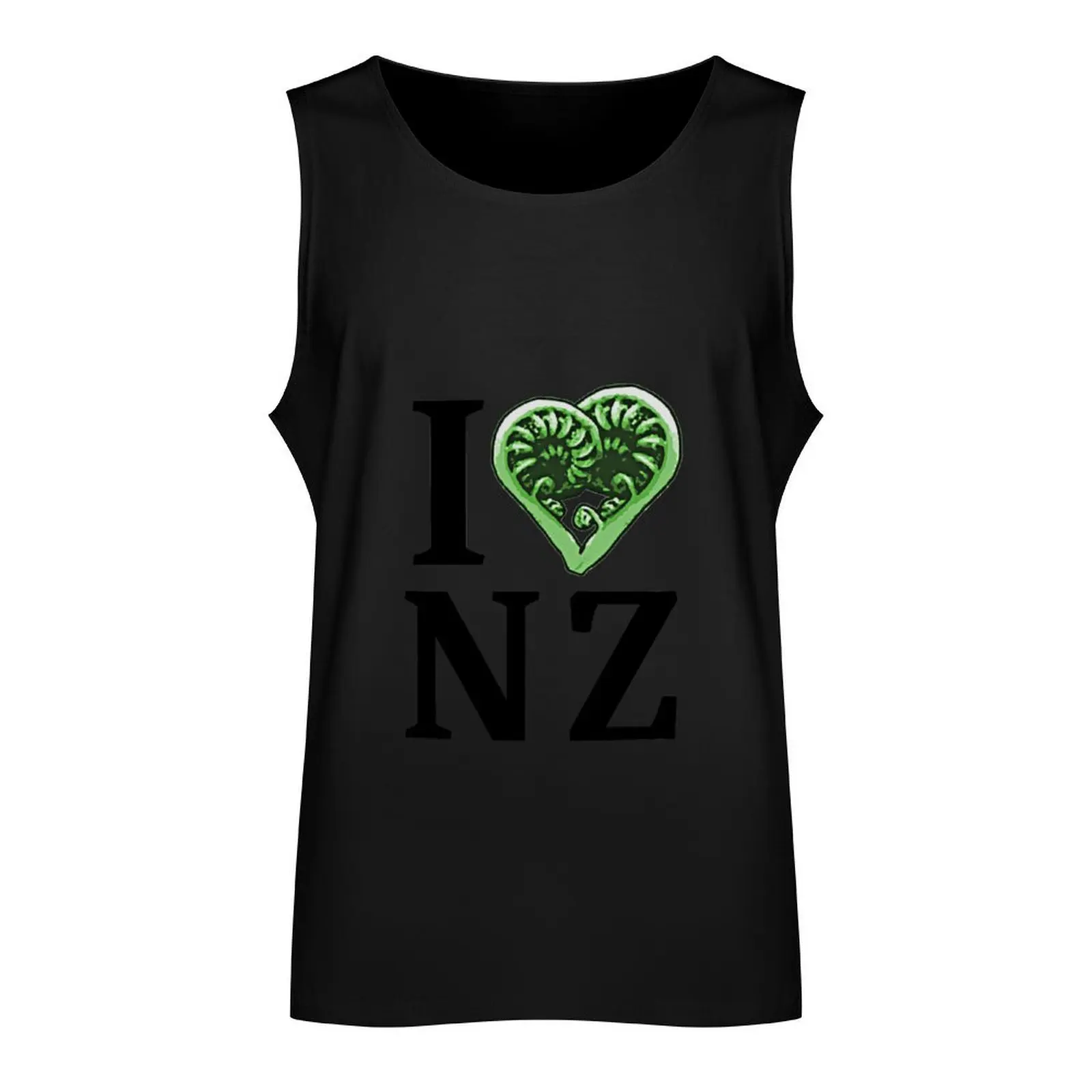 I Heart NZ, I Love New Zealand Kiwiana Tank Top Working vest Vests Men's sports t-shirt sexy clothes men