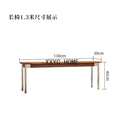 French Retro Solid Wood Dining Table Small Apartment Nordic and Japanese Style Dining-Table Chair Combination Rectangular Table