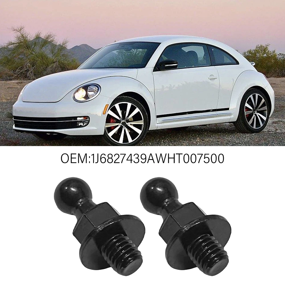 2pcs Car Bonnet Hood Tailgate Trunk Lid Screw Connector Strut Ball Stud Pin 1J6827439A For Golf MK3 MK4 MK5 MK6 MK7 Auto Parts