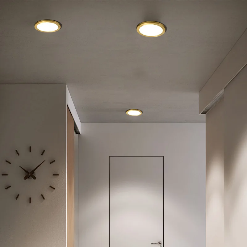 Modern Minimalist LED Recessed Downlight Embedded Living Room Porch Aisle LED Spotlight Ceiling Lights