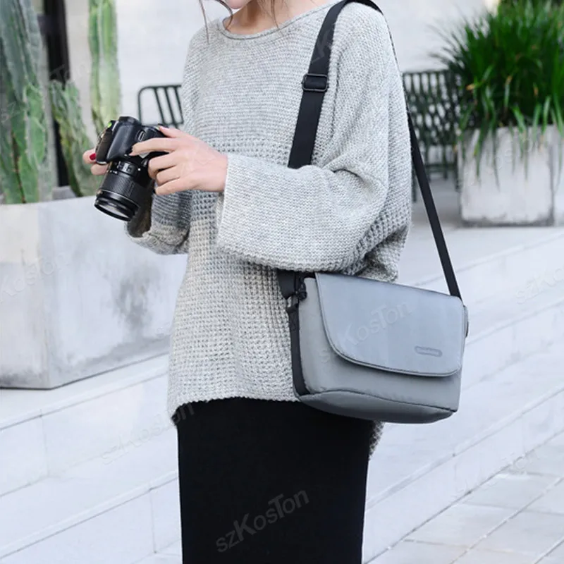 حقيبة كاميرا DSLR بسعة كبيرة ، حقيبة ظهر خفيفة الوزن ، حقيبة كتف مقاومة للماء لسوني ، كانون ، نيكون ، حقيبة تخزين