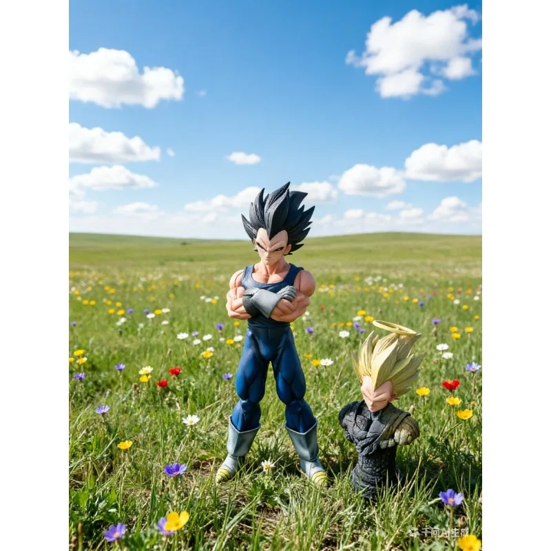

Special Offer New Dragon Ball Z Majin Vegeta Figure for Replace Head Vegeta Super Saiyan Action Figures 27 cm 10.63 inch