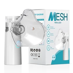 Medical Silent Mesh Nebulizer Mini Portable First Aid Kit Handheld Asthma Inhaler Atomizer Kids Adult Saving Emergency Device