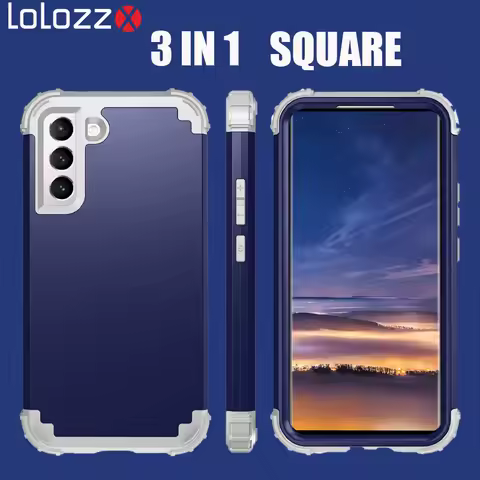 Silicone Full Shockproof Phone Case For Samsung S24 S22 S21 Ultra S23 Plus FE Note 20 10 A73 A53 A33 A72 A52 Hybrid Armor Cover