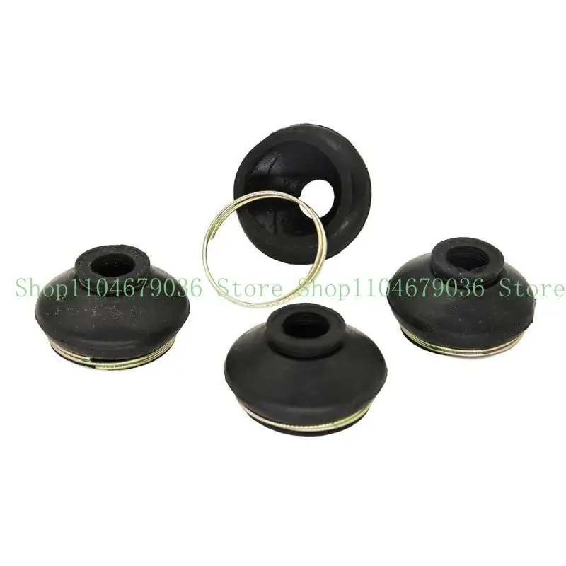 652F Set Of 4 Rubber Dust Covers Protective Rubber Caps Universal Rubber Covers Adjustable Covers for ATVs