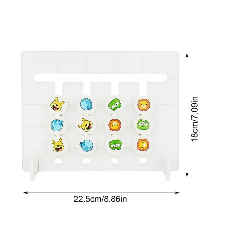 Permainan Teka-teki สไลด์ของเล่นการเรียนรู้เพื่อการศึกษาสำหรับเด็กเกมลอจิกเกมปริศนาแบบมอนเตสซอรี่