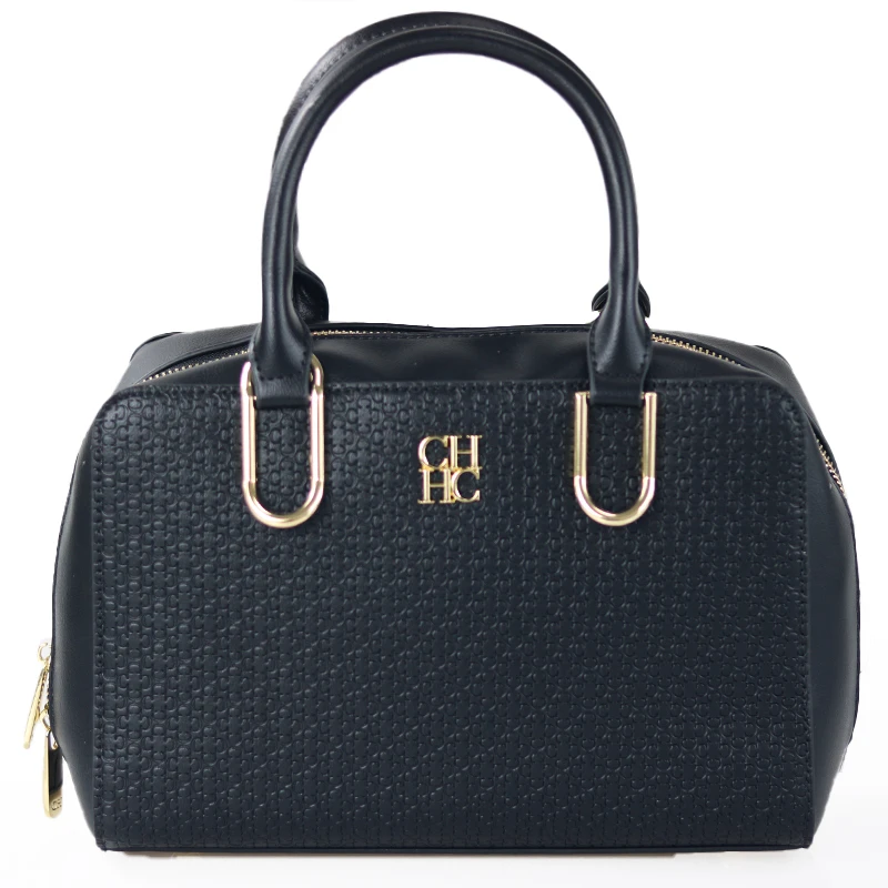

Женская сумка CH Luxury Boston из искусственной кожи с плетеной текстурой, с верхней ручкой, металлической фурнитурой и молнией, на плечо, для повседневных поездок