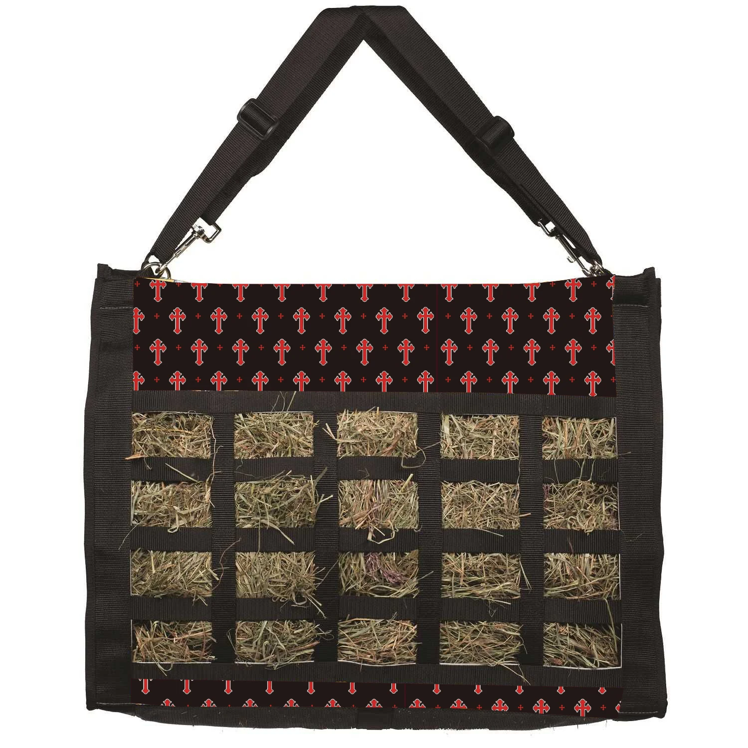 2025 أكياس قش الحصان المتينة والمتينة مع حزام قابل للتعديل