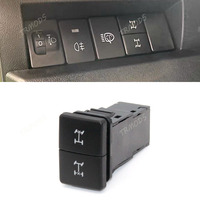 Car Dual Key Switch Dual Switch Fog Lights Radar Power LED Spotlights Differential lock Switch Button For Suzuki Jimny 2019-2021