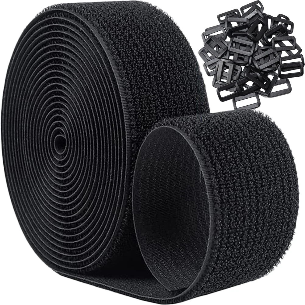 

5M Reusable Cable Ties Roll Hook Loop Securing Straps For Wire Management Adjustable Nylon Cord Ties For Bundling Cables Tools