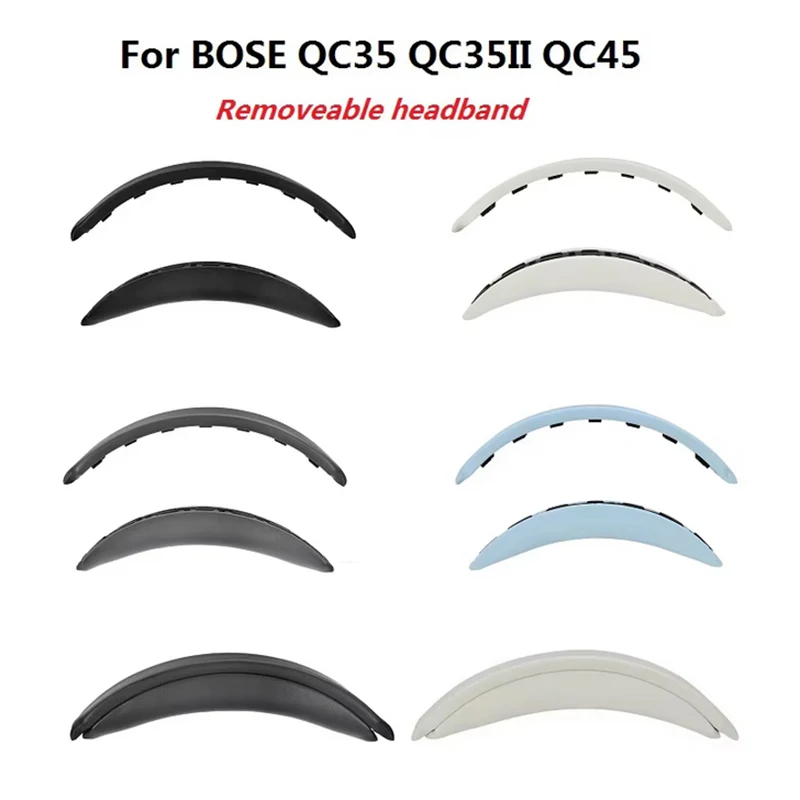 Removeable Headband Head beam Cover For Bose QuietComfort QC35 QC35II QC45 Headphones Replacement Earphone Ear Cushion Headbeam