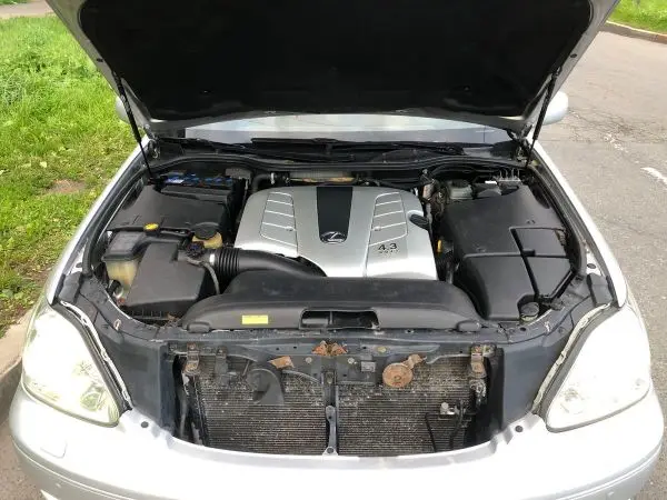 

466 мм, 2 шт. Амортизаторы капота для Toyota Celsior (XF30) / Lexus LS LS430 Седан 2000-2006 годов, передние газовые упоры для подъема капота, амортизационные стойки