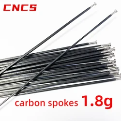 Carbon spokes 1.8g small flat bars breaking wind mountain bike spokes highway spokes