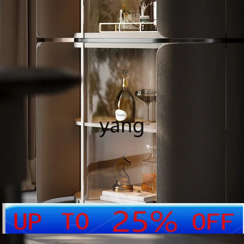 

LHVilla Living Room Home High-End Side Cabinet Corner Cabinet Custom Wall Wine Cabinet