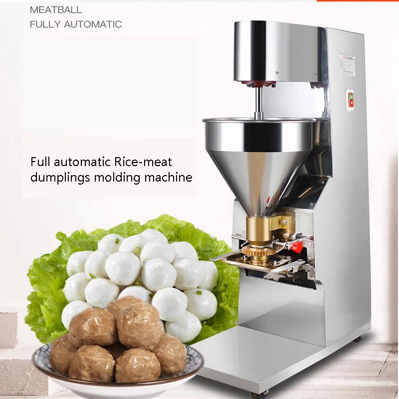 Meatball-Maker Forming Machine High Speed Beater Fish Beef Pork Balls Blender Granulator Kitchen Equipment Commercial