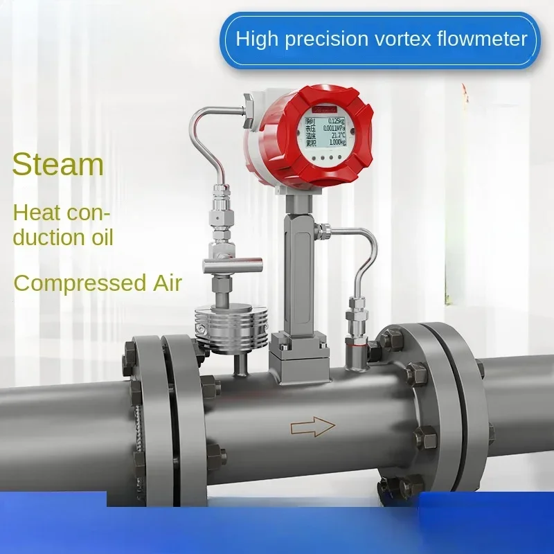 

LUGB Intelligent Pipeline Steam Hot Water Flowmeter Air Heat Transfer Oil Gas Flowmeter