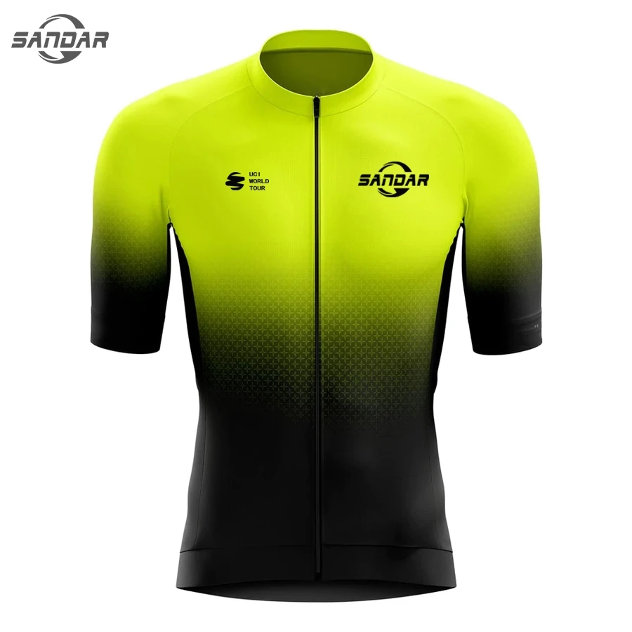 

2025 SANDAR Cycling Jersey 5 Colour Cycling Racing Tops Short Sleeve Bike Jersey Road Cycling Shirts Summer Bicycle Jerseys