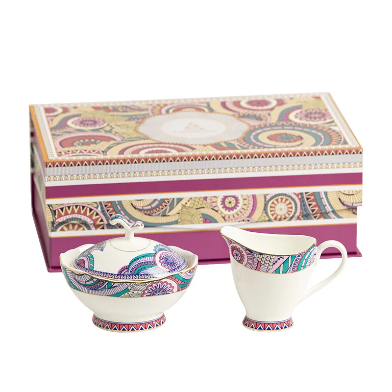 

Bone china kettle, coffee cup, ceramic light luxury, high sense, a set of gift boxes, exquisite mugs, cups and saucers.