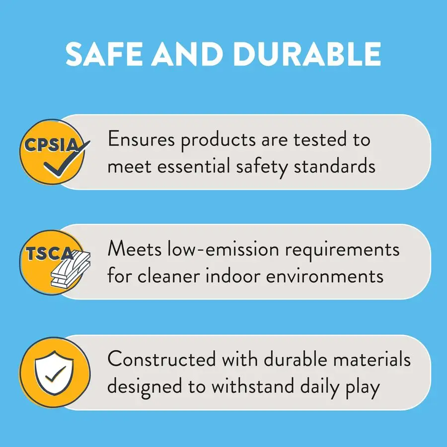 Mobile Block Storage Cabinet, Starter, Toy Organizer, Natural