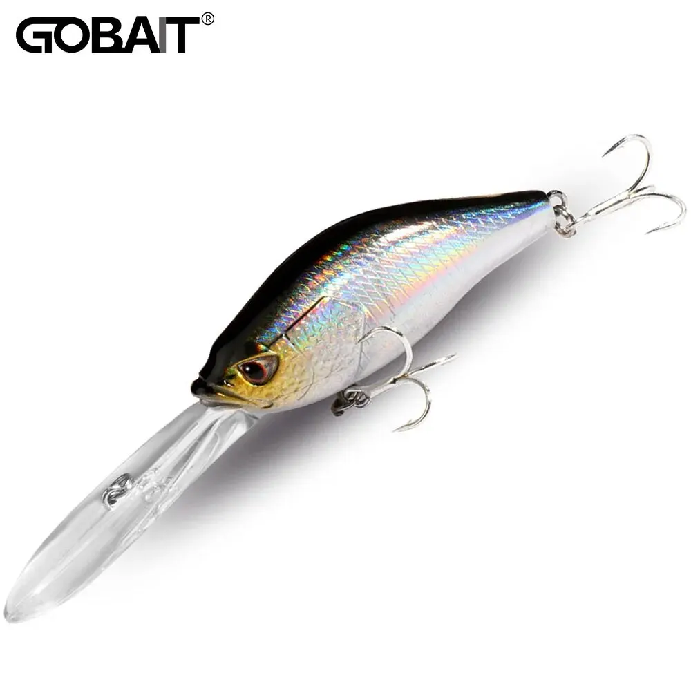 Schwimmende Elritze 12g 10cm Wobbler Stahlkugel Kupfer Ballast Balance System Swimbait Pesca Haken Tackle Kurbel Köder Angel köder