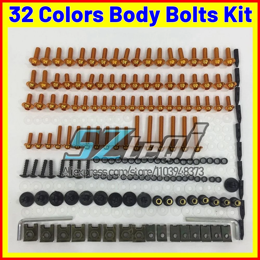 Fairing Bolts Full Screw Kit For HONDA CBR600 600 CBR250RR CBR400RR CBR600F4i CBR600F2 CBR600F3 Motorcycle Body Bolt Screws Nuts