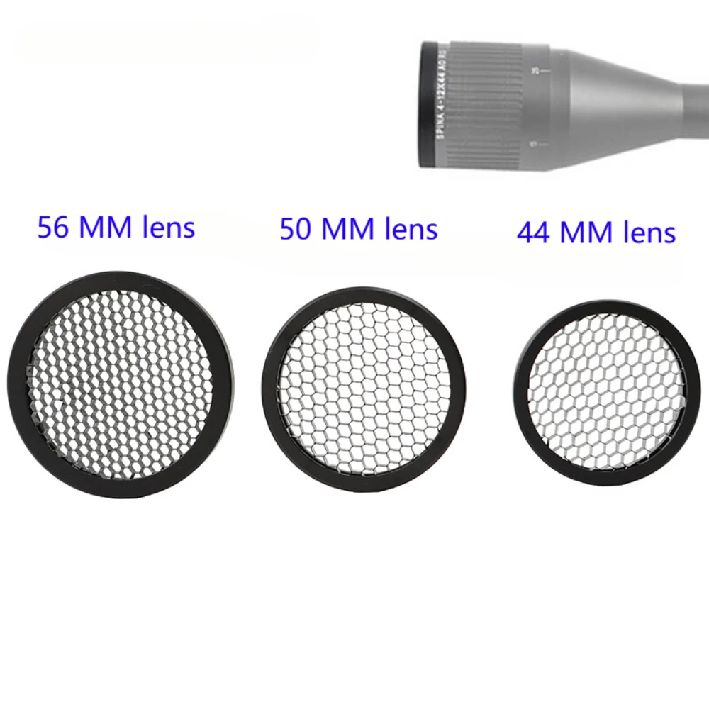 

Killflash сотовый экстекционный антибликовый солнцезащитный козырек, защитный чехол, сетчатый чехол 44 мм/50 мм/56 мм для оптического прицела
