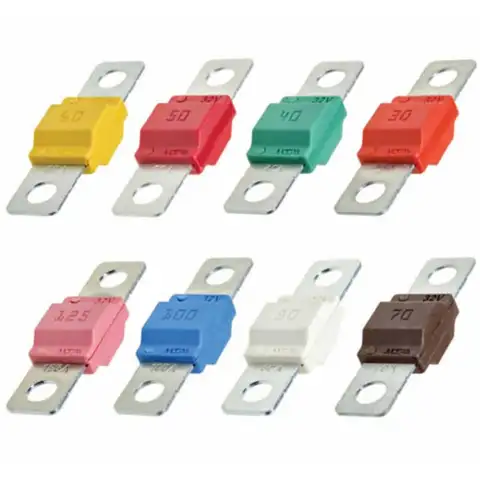 Hot Sale High Quality Midi Strip Link Fuse 30A -125A Fuses Plug-in Type High Quality Fork Bolt Fuses