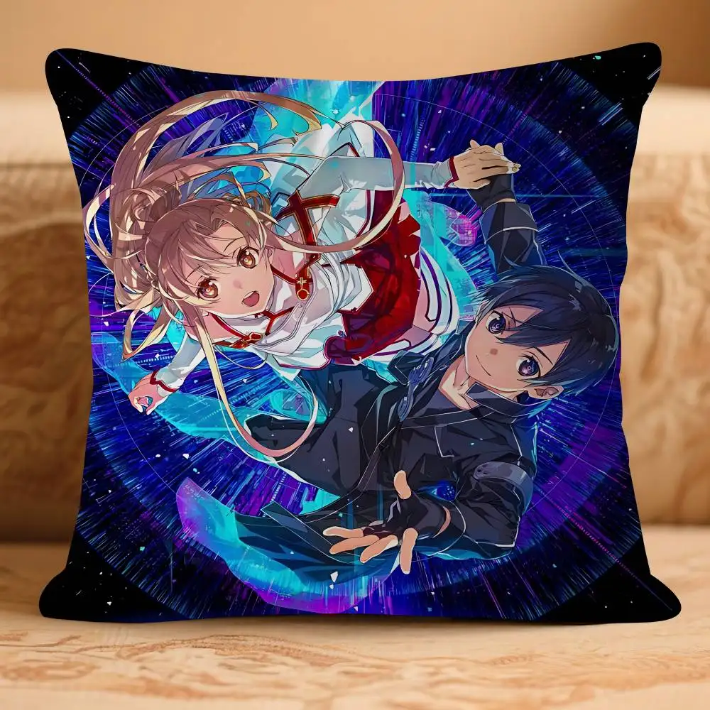 السيف الفن على الانترنت وسادة شخصية غطاء غبار غرفة نوم الاطفال حزب الديكور المخدة عيد ميلاد الأطفال هدية #4