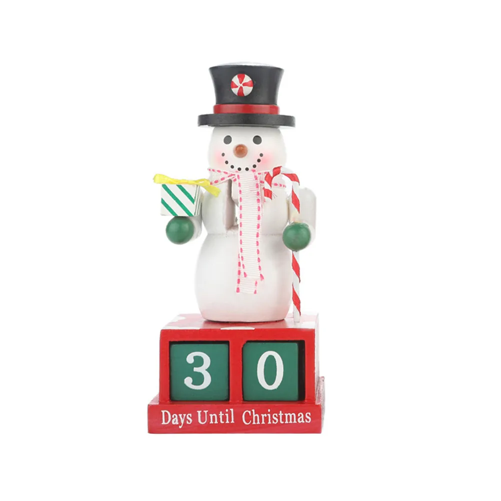 

Wooden Calendar Ornament Replacement for Paper Calendars Christmas Advent Bamboo