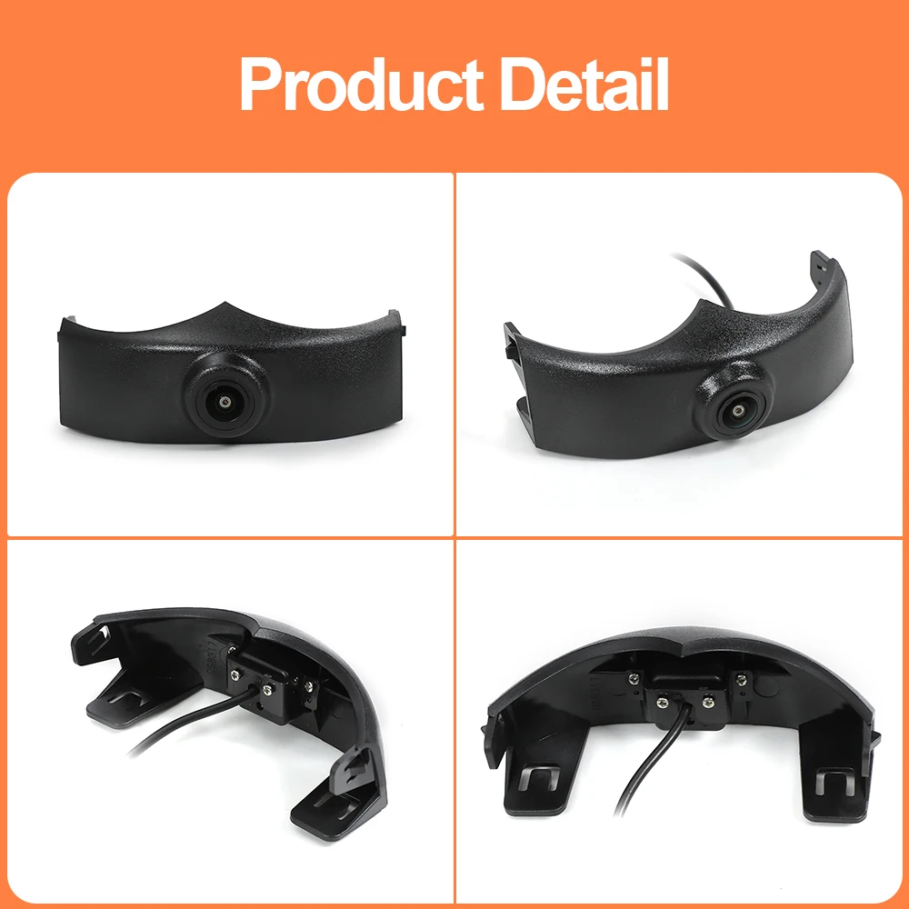 

Камера TEENRAM для Audi 2023, A6L, AHD 1080P, автомобильная камера переднего вида, ночное видение, рыбий глаз 150 ° Объектив OEM передней камеры автомобиля