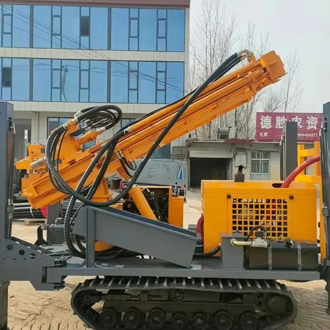 

Customized Crawler Pneumatic Water Well Drilling Rig Diesel Hydraulic Fast Precise and Portable Drilling Machine