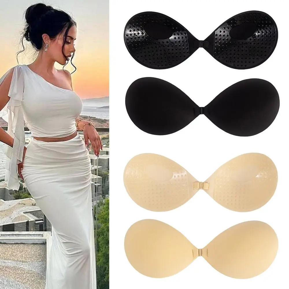 

Comfortable Heart Shaped Invisible Breast Patch Seamless Thin Women Invisible Underwear With Small Breasts Gathered Breast Patch