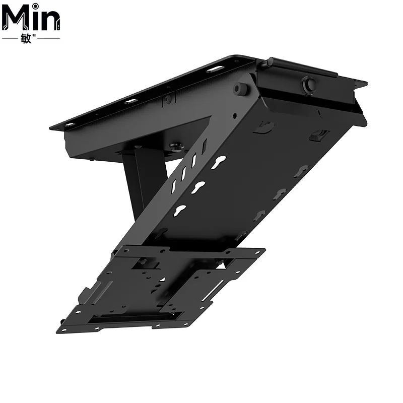 80KG Capacity Pull Down Flip Up TV Lift Stand Fits 32-85 Inch Ceiling Mounted TV Lift Mechanism