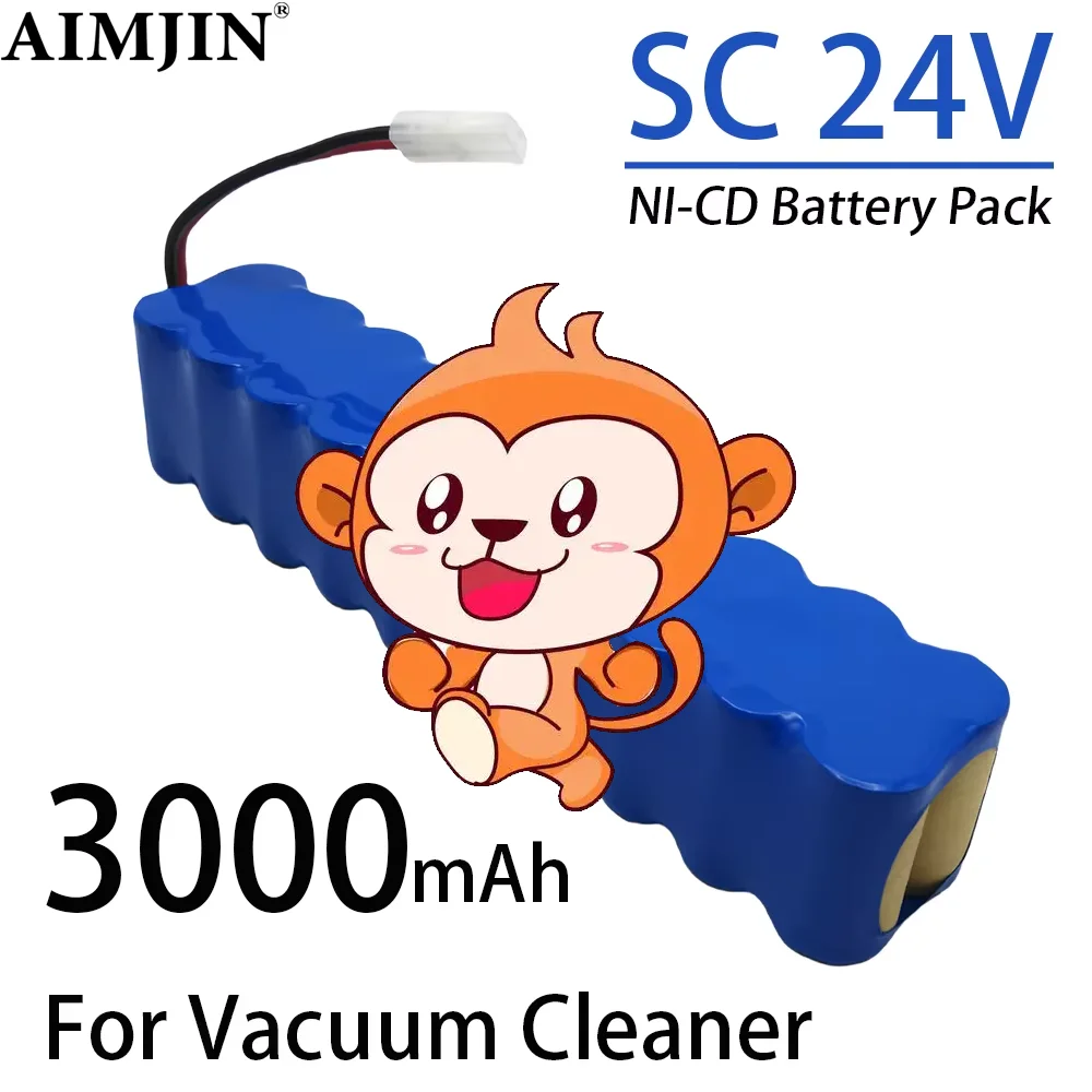 

24V 3000mAh SC Ni-CD Battery Pack for Rowenta CD Vacuum Cleaner Besen Air Force Extreme RH8770 RH8771WS RH877501 RH8779 RH877901