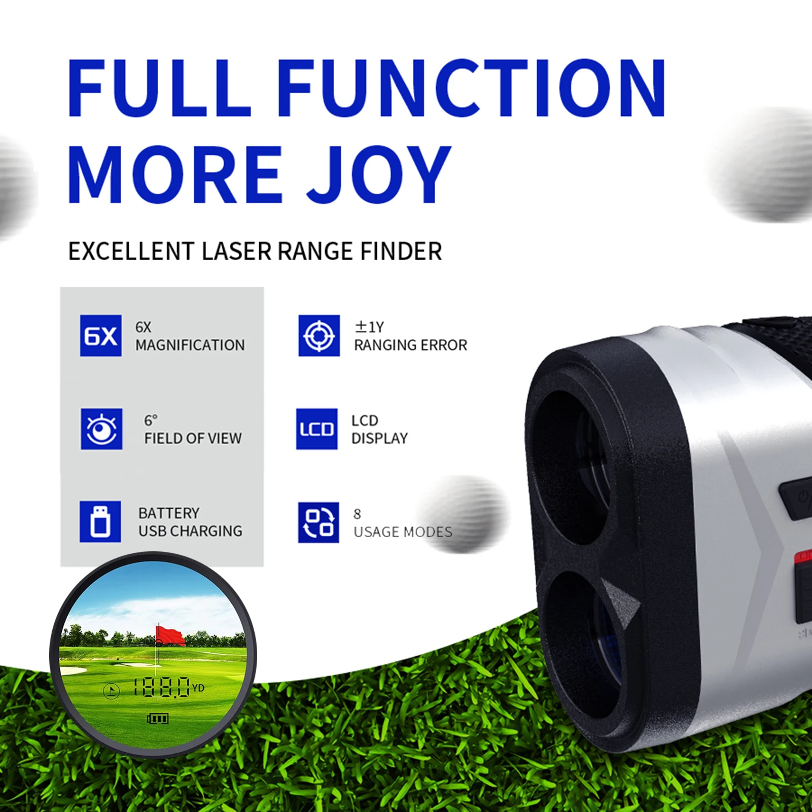 Vibration Golf Rangefinder Hun - Golf Rangefinder recension och pris