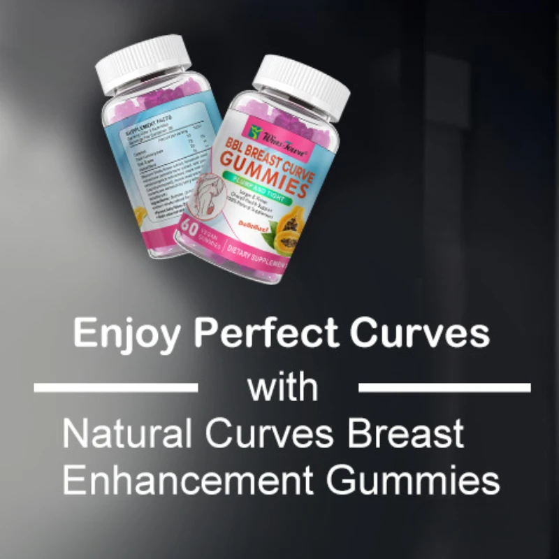 1 bottle BBL milk curvaceous gummie with papaya flavor plump healthy food for maintaining body shape