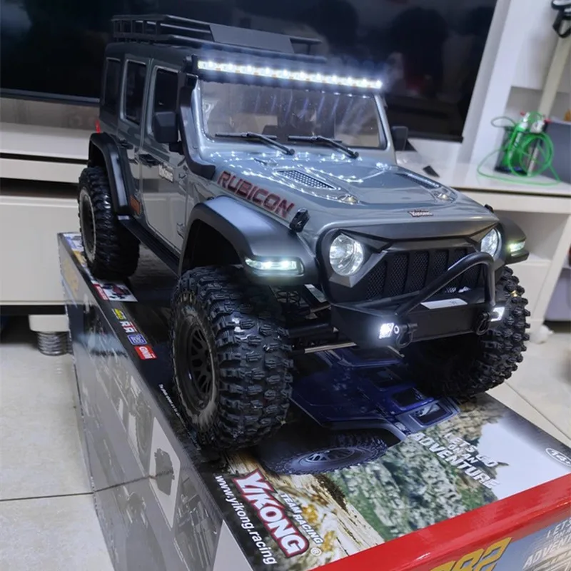 

Yk4082 V3 1/8 Rc Rock Crawler Jeep Rubicon 4wd Remote Control Off Road Truck With Differential Lock Shiftable Transmission Gifts