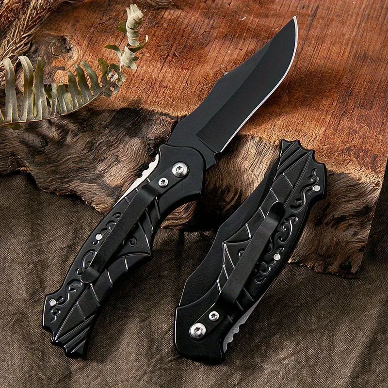 2024 new Portable Outdoor Folding Pocket Knife - Sharp Survival Knife for Camping, Hiking, Hunting, and Emergency Situations