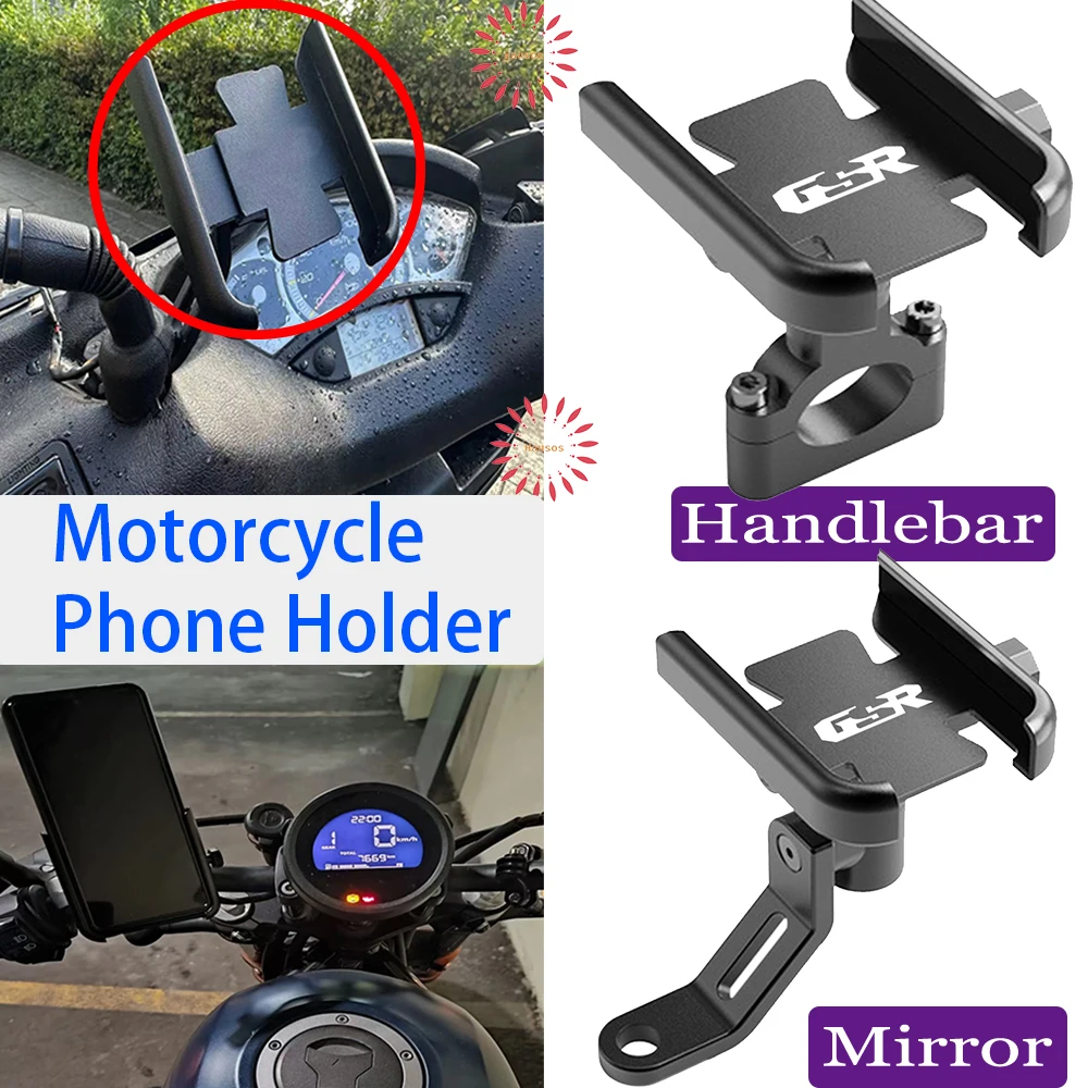 

New For Suzuki GSR 750 600 400 GSR400 GSR600 GSR750 Mobile Phone Holder GPS Stand Bracket Motorcycle Accessories