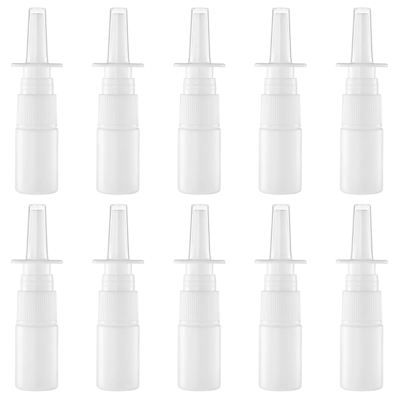 20 stuks neussprayflessen mistsprayflessen lege reisformaat sproeiers plastic spuitflessen (10 ml)