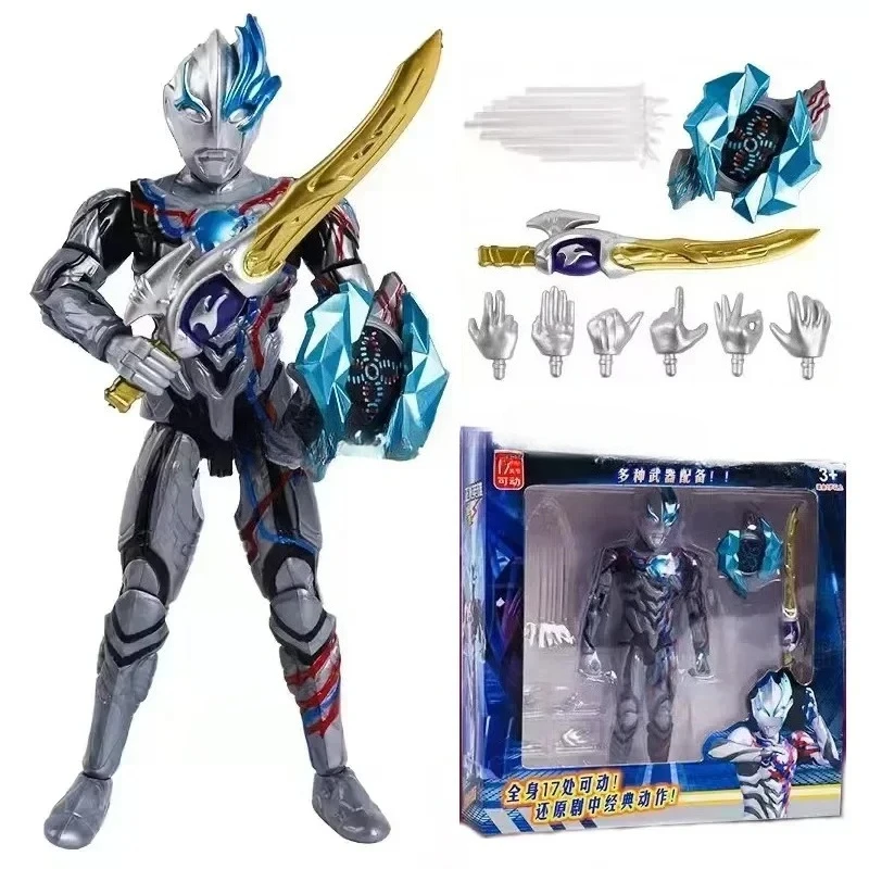 

В наличии Bandai Ultraman Zero Brazal Beliyatiga 15-сантиметровая экшн-фигурка Trigger Joint, игрушка-фигурка