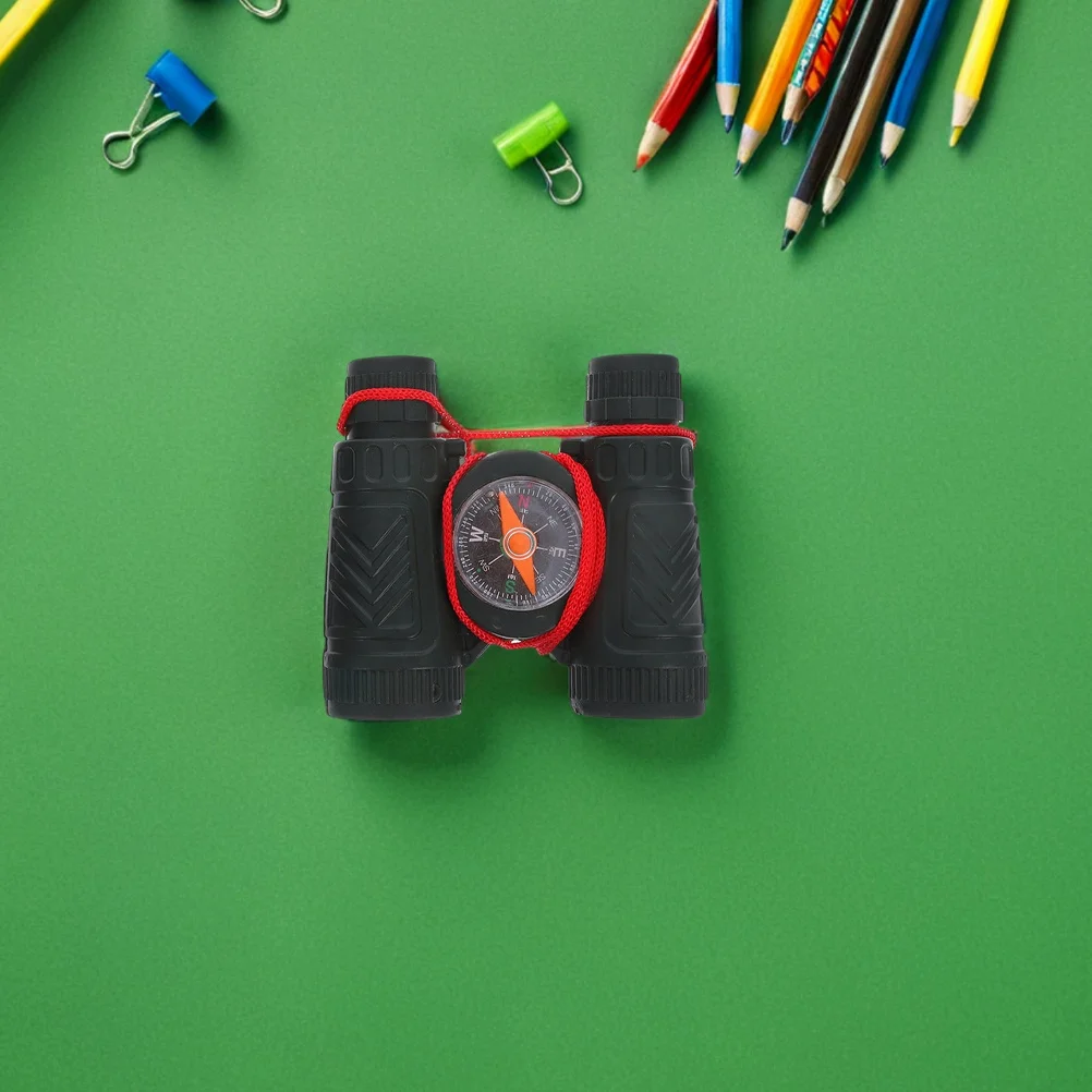 20 pezzi Mini per bambini telescopio portatile leggero bussola incorporata esplorazione della natura all'aperto bambini