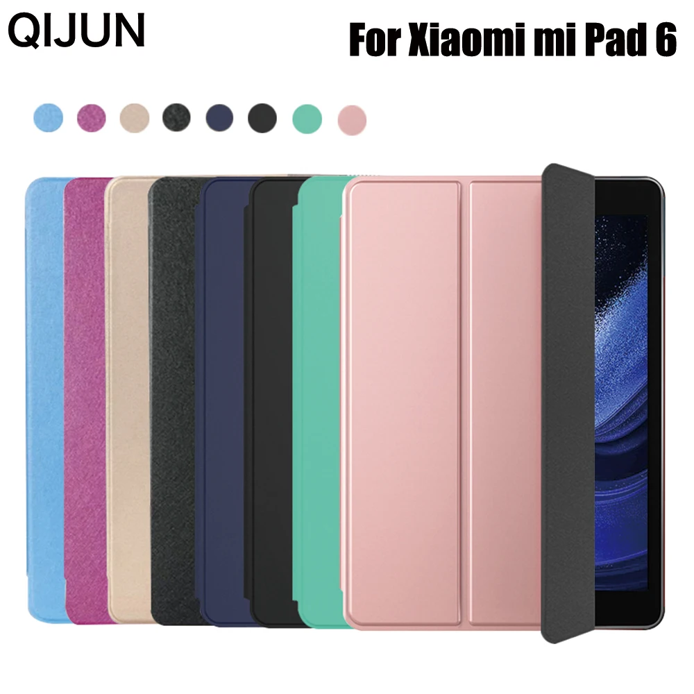 Dla Funda Xiaomi Pad 6 pokrowiec na xiaomi mi pad 6 Pro 11 calowa obudowa Auto Wake up and Sleep Cover Funda dla Mi Pad 6 Pro 11.0\'\'