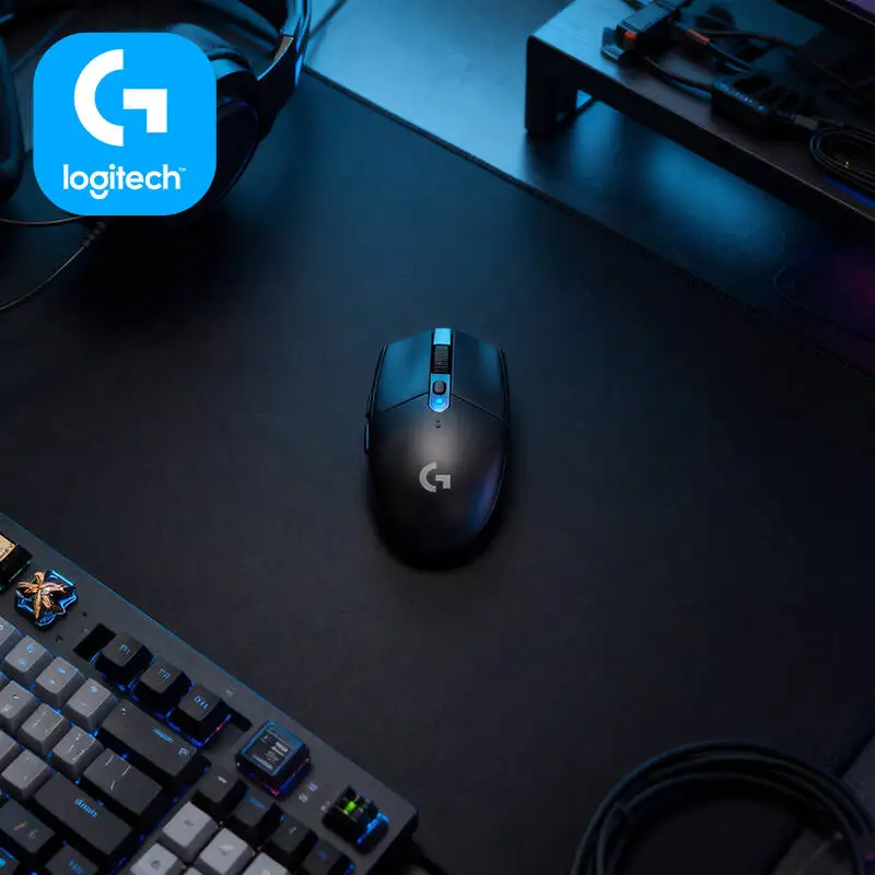 Logitech G305 Gaming Mouse with LIGHTSPEED, 12000 DPI HERO Sensor, 6 Programmable Keys, 250h Battery, 99g, PC Mac
