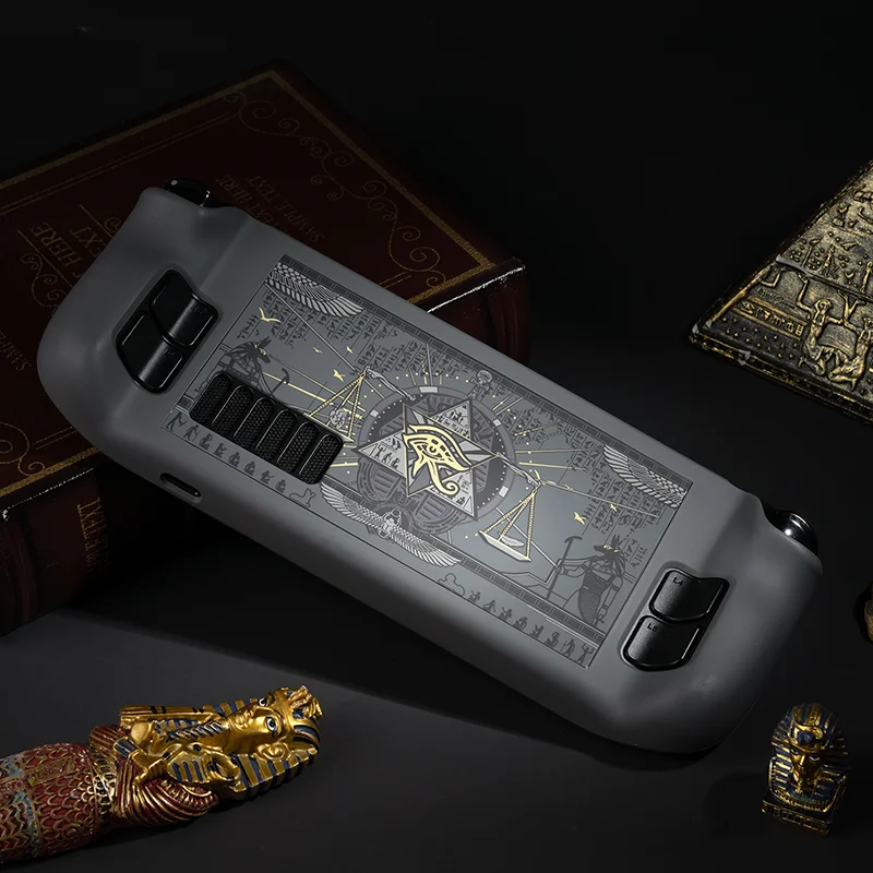 GeekShare-funda protectora para cubierta de vapor, cubierta trasera de disipación de calor, accesorios para consola de juegos, Egipto, El País Misterioso