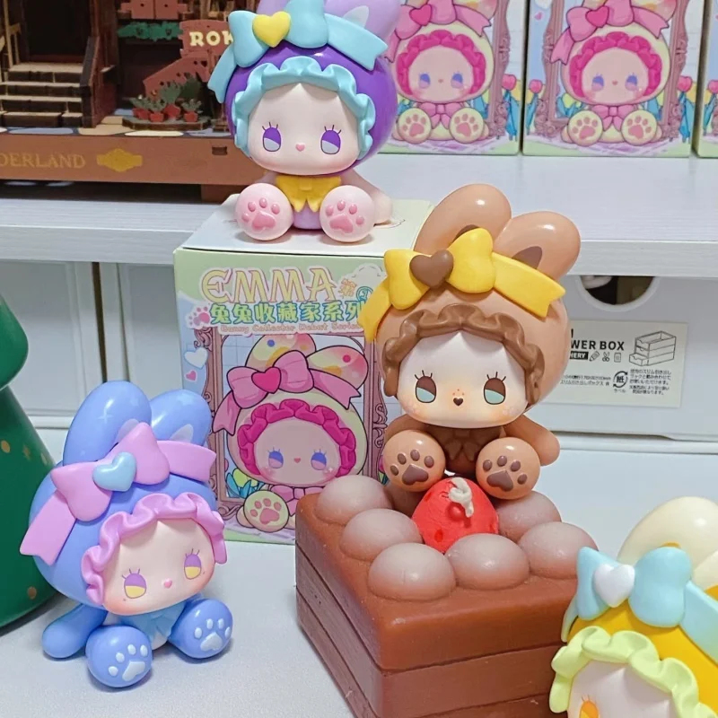 

Original 4cm Emma Bunny Collector Debut Series 1.0 Blind Box Cute Doll Figurine Decorations Gift Collectors Trendy Toy Kids Gift