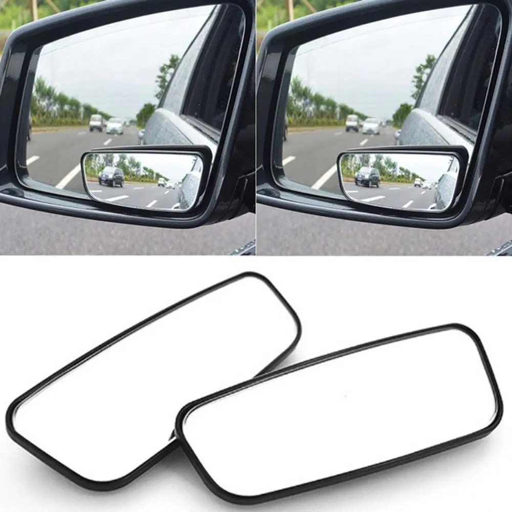 

Degree Car Convex Rearview Mirror Wide Angle Mirror Car Reversing Auxiliary Mirror Blind Spot Mirror Rectangular Curved Mirror